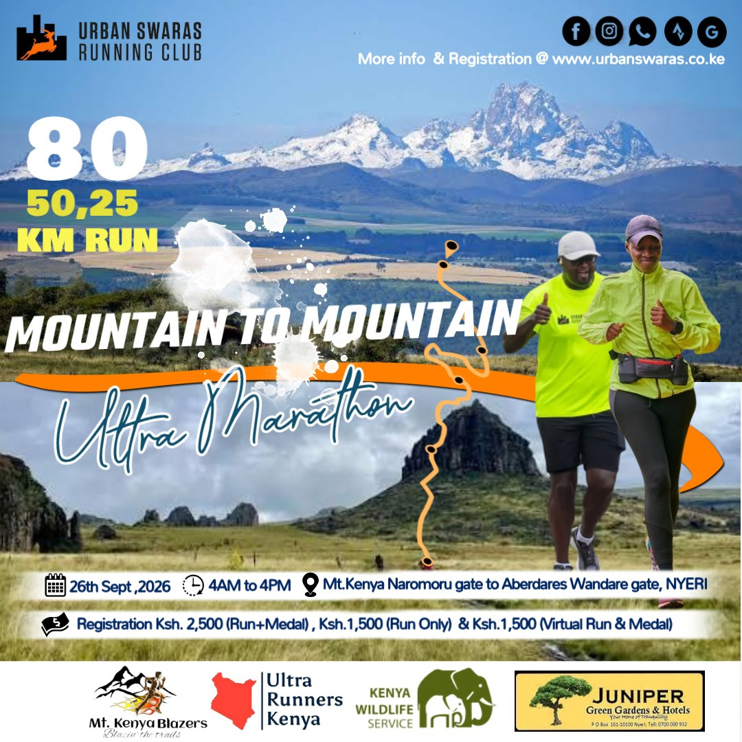 Mountain to Mountain Ultra-Marathon 6th Edition poster